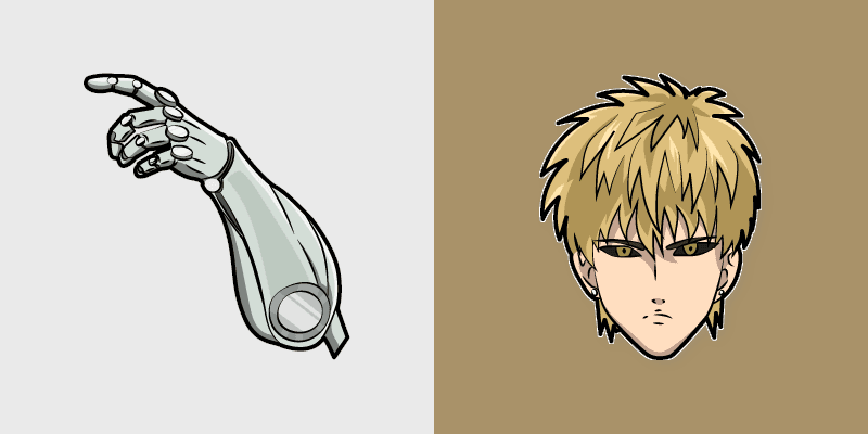 Anime Shonen & Thriller custom cursor collection preview