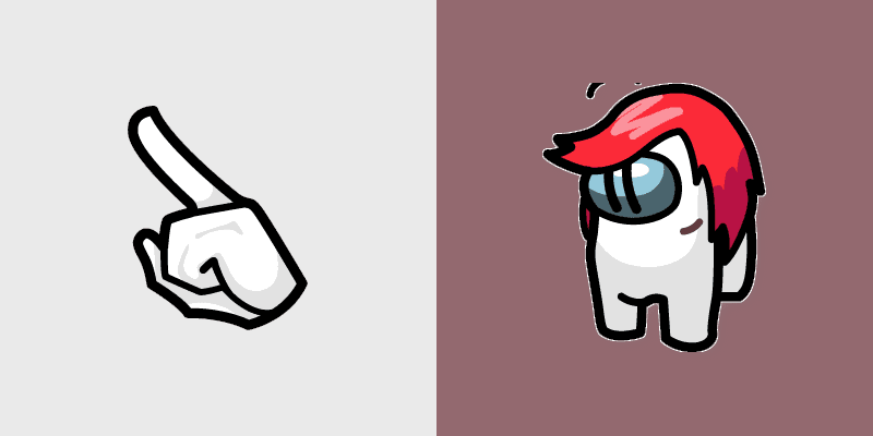 Ellie Rose Crewmate custom cursor pack preview for Chrome, Edge and Windows