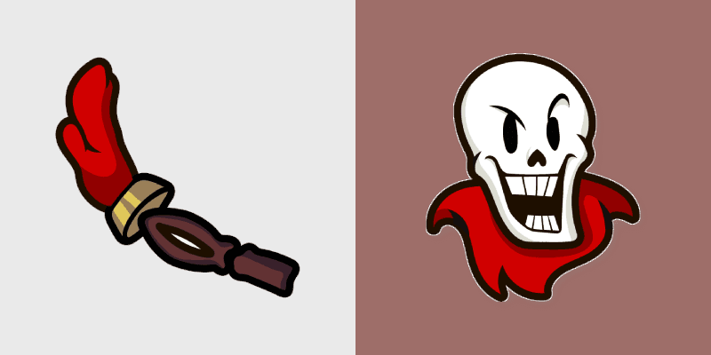 Undertale Fan Mix custom cursor pack preview for Chrome, Edge and Windows