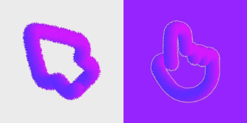 Fluffy Delight custom cursor pack preview for Chrome, Edge and Windows