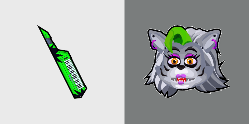 Roxanne Wolf custom cursor pack preview for Chrome, Edge and Windows