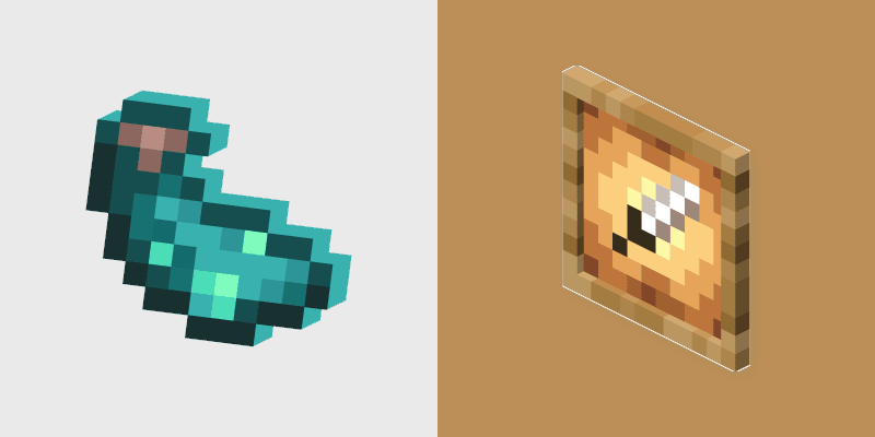 Glow Item Frame custom cursor pack preview for Chrome, Edge and Windows