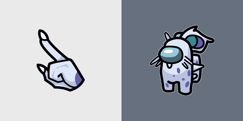 Nidoran Crewmate custom cursor pack preview for Chrome, Edge and Windows