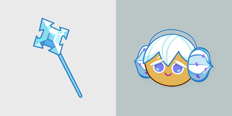 Sweet Snow Cursor Pack - Cookie Run Edition preview for Chrome, Edge and Windows