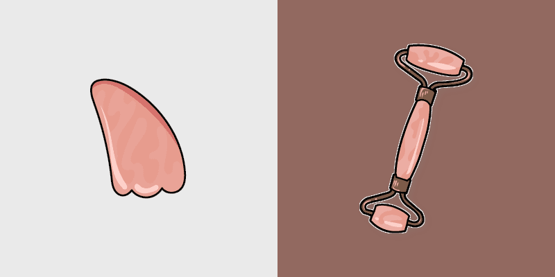 Gouache Roller Massager custom cursor pack preview for Chrome, Edge and Windows