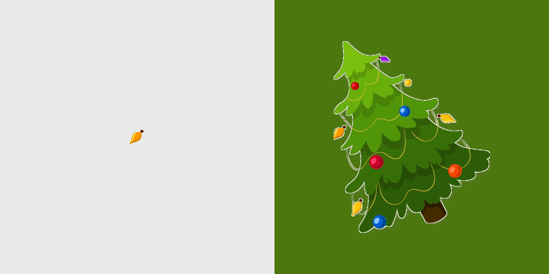 Christmas Tree & Bell custom cursor pack preview for Chrome, Edge and Windows