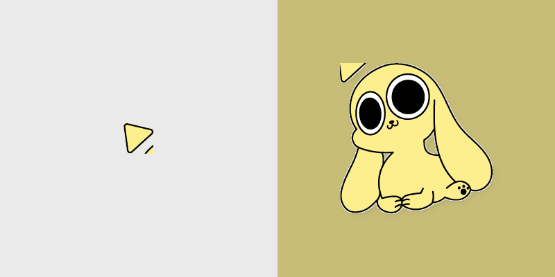 Chikn Nuggit Dog custom cursor pack preview for Chrome, Edge and Windows
