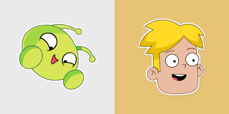 Final Space Mooncake custom cursor pack preview for Chrome, Edge and Windows