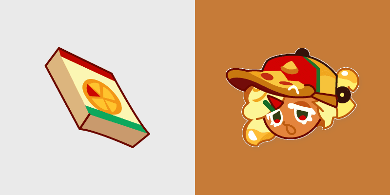 Pizza Cookie custom cursor pack preview for Chrome, Edge and Windows