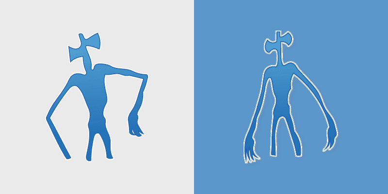 Siren Head Meme custom cursor pack preview for Chrome, Edge and Windows