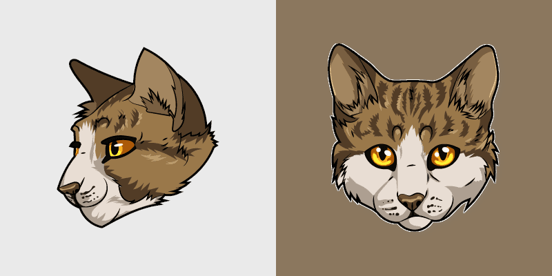 Warrior Cats Mouse custom cursor pack preview for Chrome, Edge and Windows