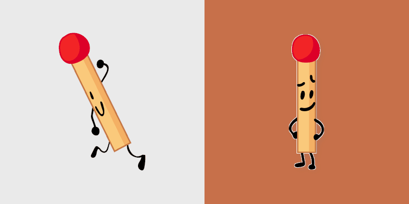 Battle for Dream Island Match custom cursor pack preview for Chrome, Edge and Windows