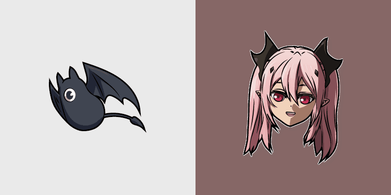 Enchanting Cute Cursor Pack - Seraph of the End Krul Tepes preview for Chrome, Edge and Windows