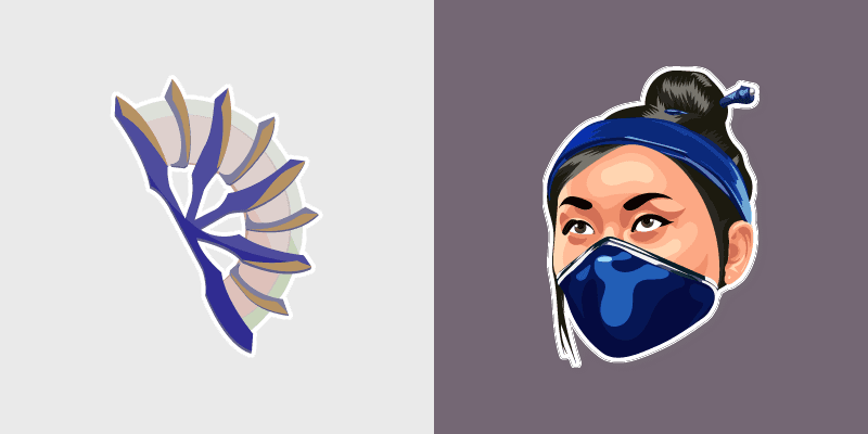 Mortal Kombat Kitana custom cursor pack preview for Chrome, Edge and Windows