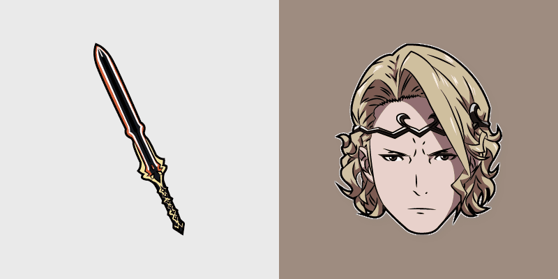 Xander & Siegfried Sword custom cursor pack preview for Chrome, Edge and Windows
