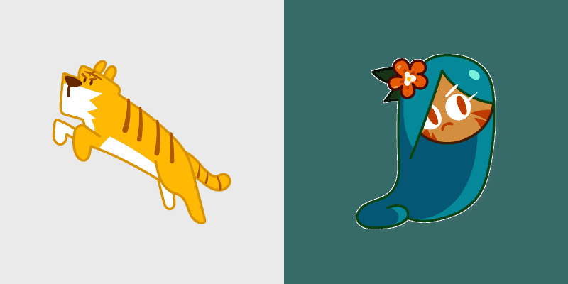 Cute Tiger Lily custom cursor pack preview for Chrome, Edge and Windows