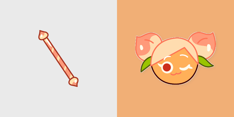 Peach Cookie custom cursor pack preview for Chrome, Edge and Windows