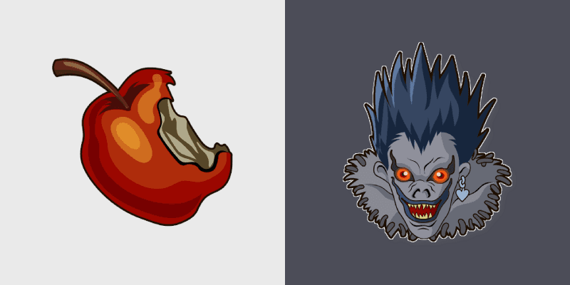 Ryuk custom cursor pack preview for Chrome, Edge and Windows