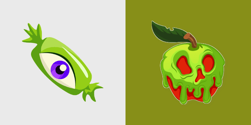 Cute Spooky Charm custom cursor pack preview for Chrome, Edge and Windows