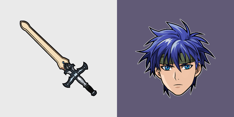 Fire Emblem Ike custom cursor pack preview for Chrome, Edge and Windows