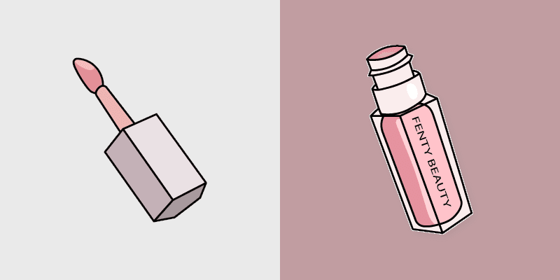 Fenty Beauty custom cursor pack preview for Chrome, Edge and Windows