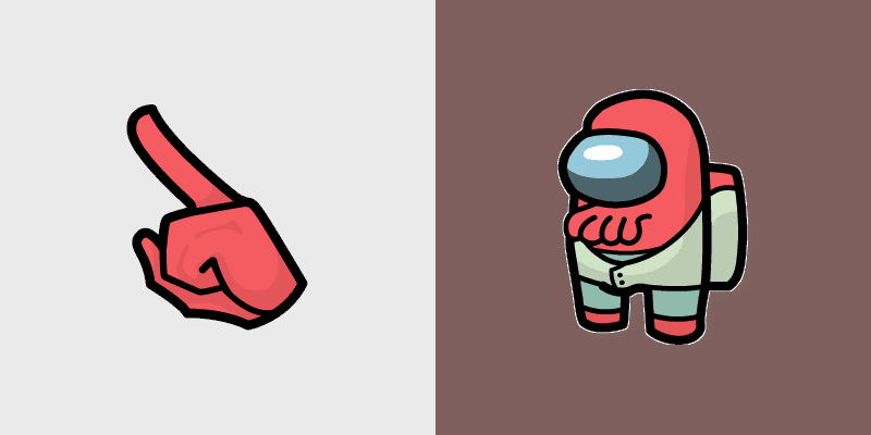 Zoidberg Crewmate custom cursor pack preview for Chrome, Edge and Windows