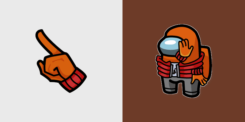 Drake Meme Crewmate custom cursor pack preview for Chrome, Edge and Windows