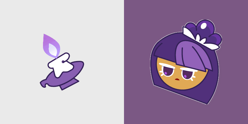 Cute Cursor Blackberry Cookie custom cursor pack preview for Chrome, Edge and Windows