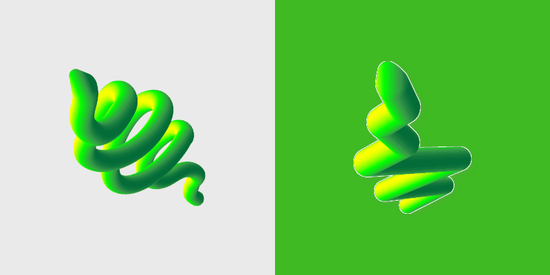 Spring Snake custom cursor pack preview for Chrome, Edge and Windows