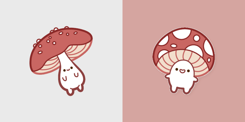 Fly Agaric custom cursor pack preview for Chrome, Edge and Windows