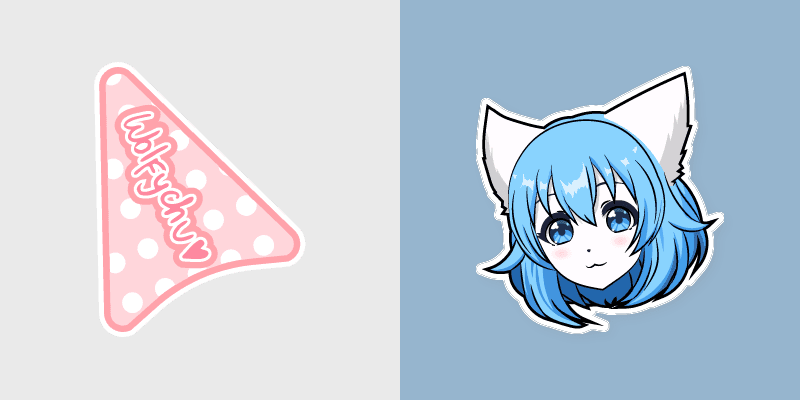 Wolfychu custom cursor pack preview for Chrome, Edge and Windows