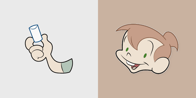Rudy Tabootie custom cursor pack preview for Chrome, Edge and Windows