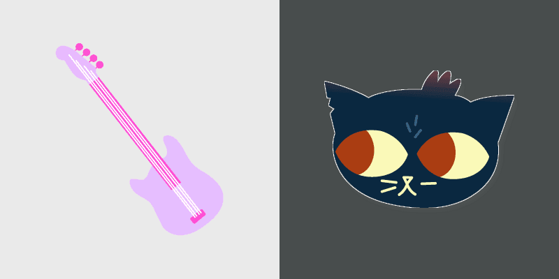 Night in the Woods custom cursor pack preview for Chrome, Edge and Windows