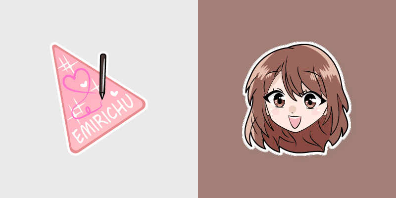 Emirichu custom cursor pack preview for Chrome, Edge and Windows