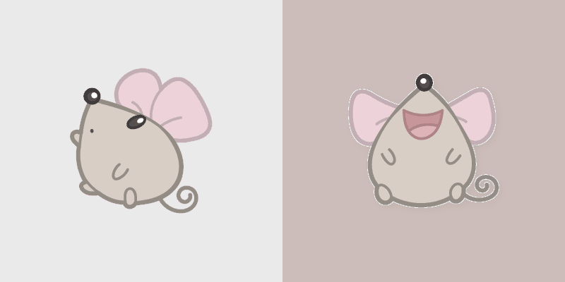 Cute Laughter Mouse custom cursor pack preview for Chrome, Edge and Windows