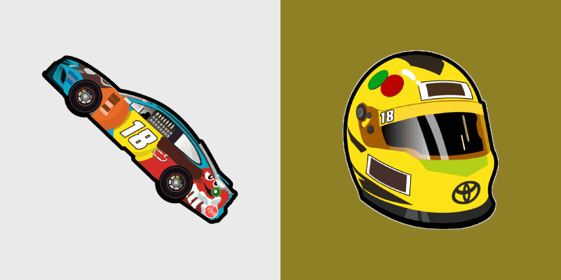 Racing Thrills custom cursor pack preview for Chrome, Edge and Windows