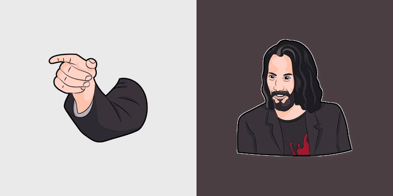 Cyberpunk Meme custom cursor pack preview for Chrome, Edge and Windows