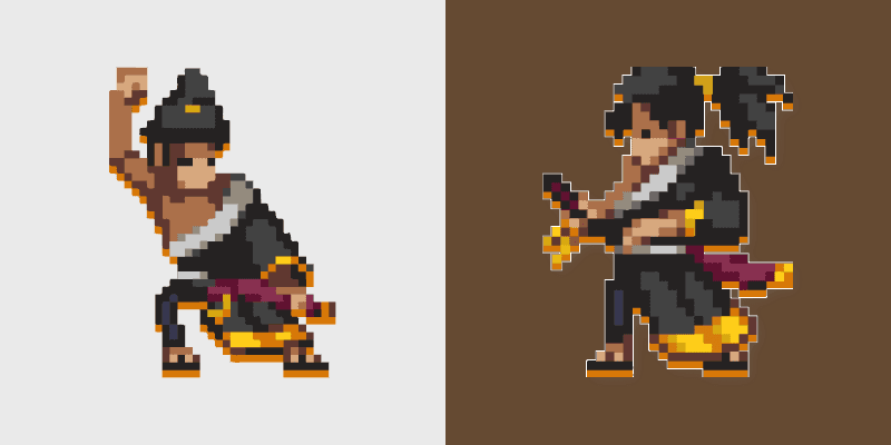 Zero Katana Zero custom cursor pack preview for Chrome, Edge and Windows