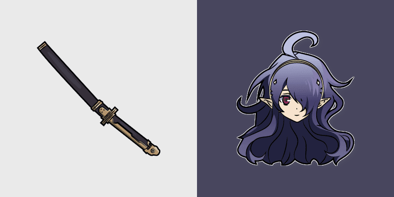 Asuramaru custom cursor pack preview for Chrome, Edge and Windows