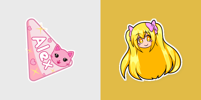 Princess Alex custom cursor pack preview for Chrome, Edge and Windows