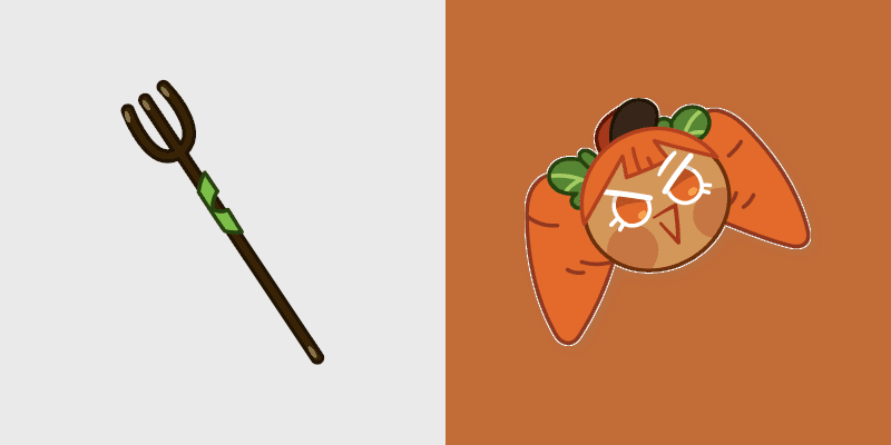 Custom Carrot custom cursor pack preview for Chrome, Edge and Windows