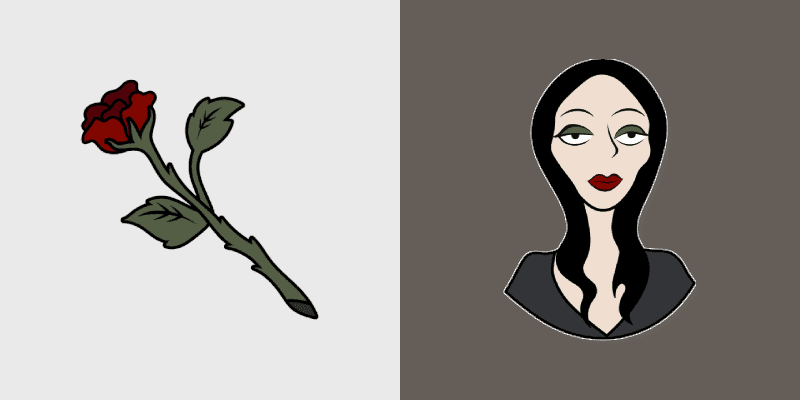 Cartoon Modern & Dark custom cursor collection preview