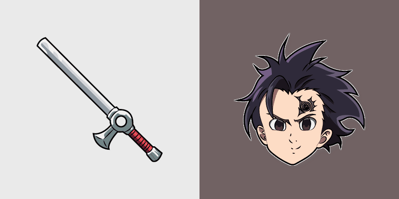 Zeldris custom cursor pack preview for Chrome, Edge and Windows