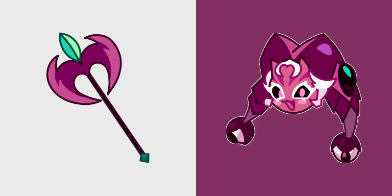 Cookie Run Cute Lychee Dragon custom cursor pack preview for Chrome, Edge and Windows