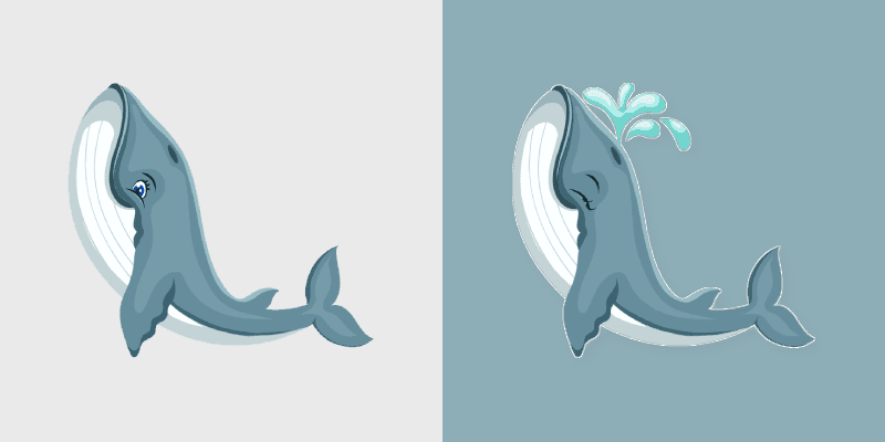 Whale custom cursor pack preview for Chrome, Edge and Windows