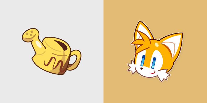 Cookie Run Cute Mouse Cursor Pack - Tails Cookie preview for Chrome, Edge and Windows
