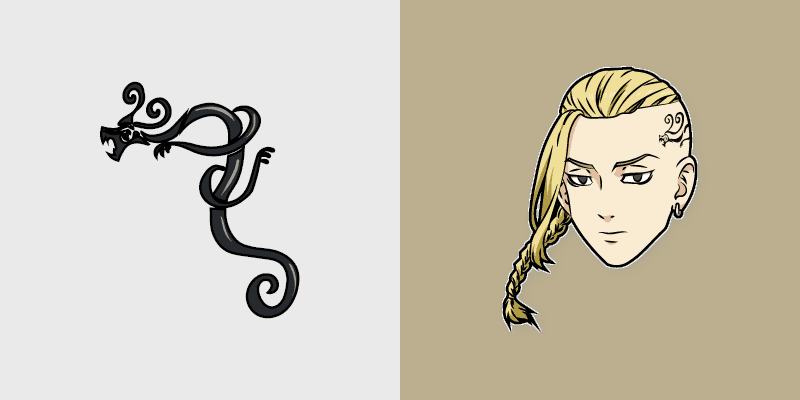 Ken Ryuguji Draken custom cursor pack preview for Chrome, Edge and Windows