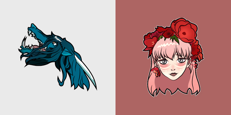 Belle Dragon custom cursor pack preview for Chrome, Edge and Windows