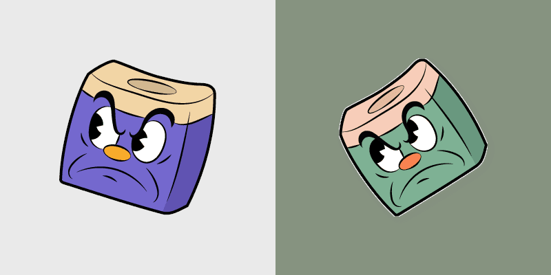 Cuphead Theme custom cursor pack preview for Chrome, Edge and Windows