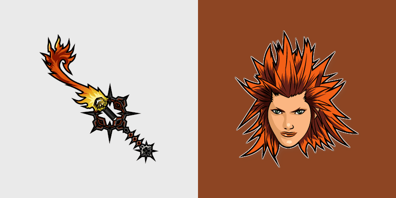 Kingdom Hearts Lea - Cute Custom Mouse custom cursor pack preview for Chrome, Edge and Windows